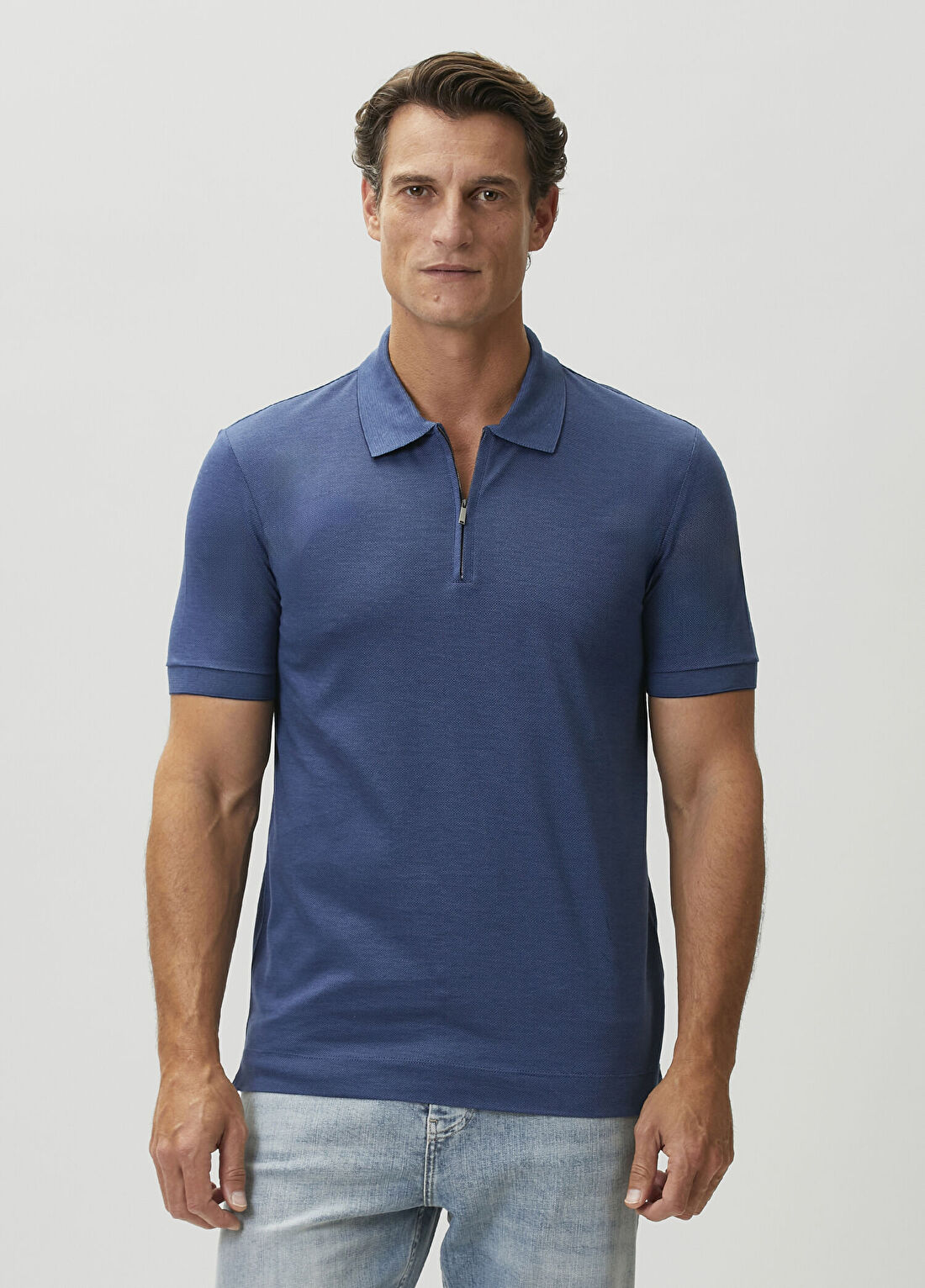 Boss Mavi Polo Yaka T-shirt