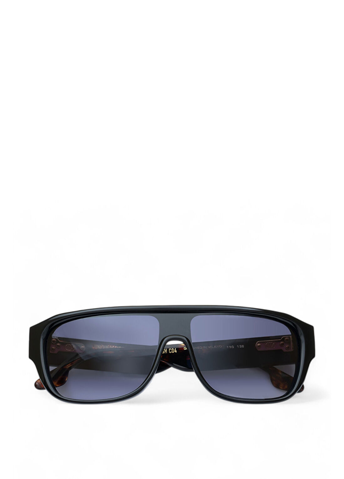 Unique Design Milano Rush Siyah Asetat Unisex Güneş Gözlüğü