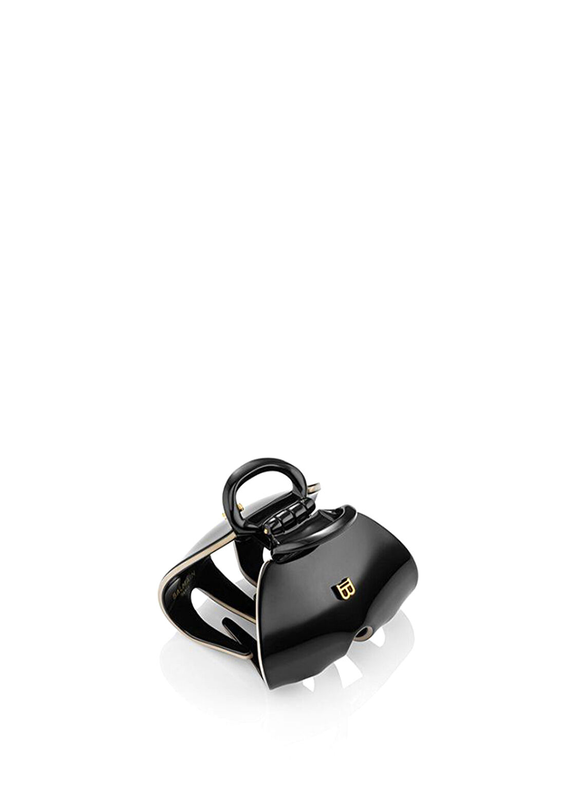 Balmain Cellulose Acetate Pince A Cheveux Imperiale Siyah Kadın Toka