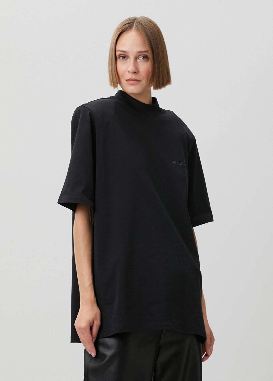 The Attico Siyah T-shirt görsel 3