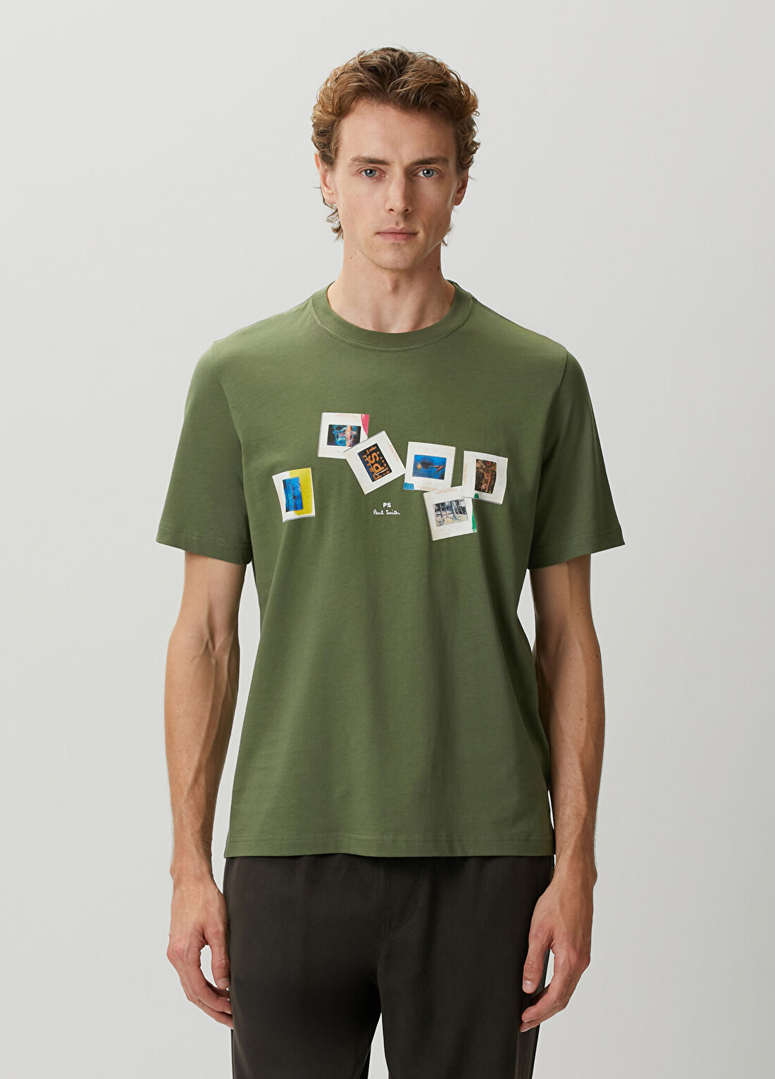 PS Paul Smith Regular Fit Haki T-shirt
