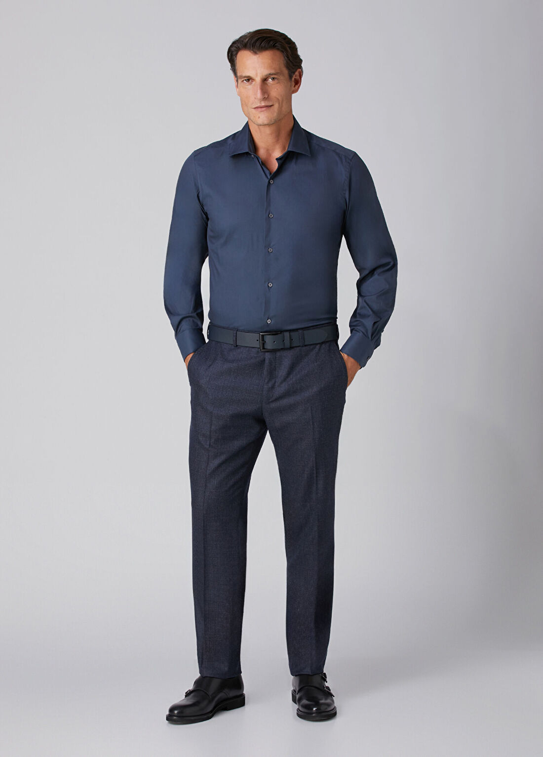 Beymen Collection Slim Fit Lacivert Gömlek görsel 2