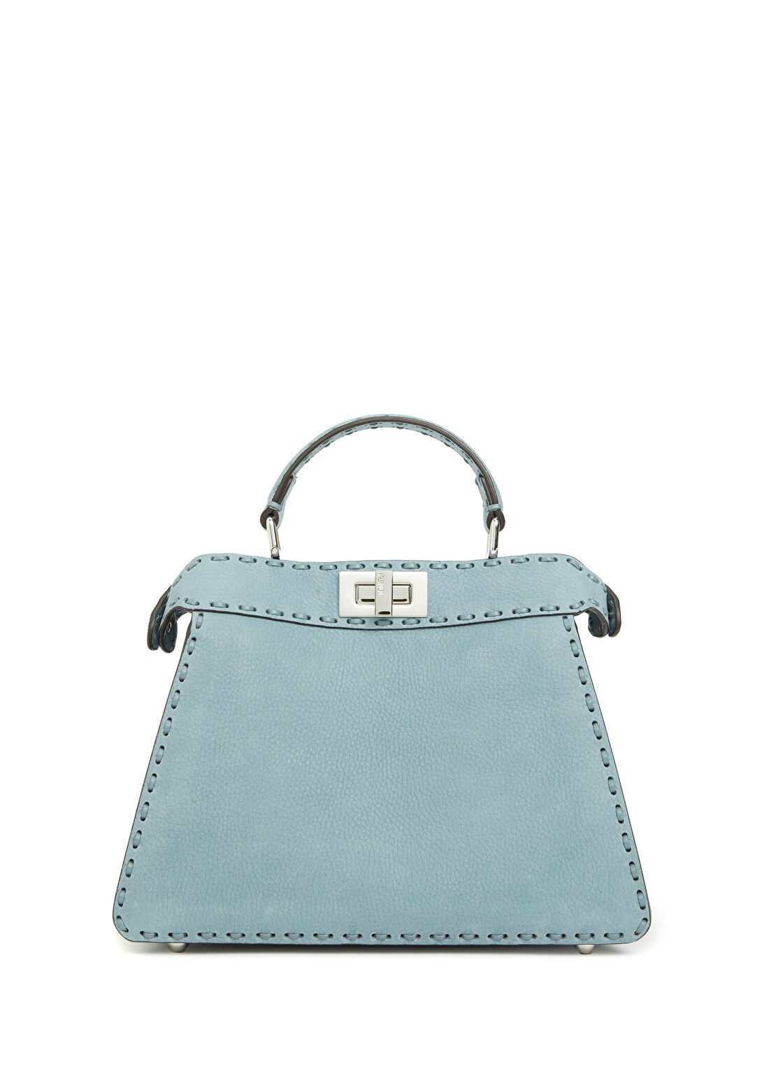Fendi Peekaboo ISeeU Small Mavi Kadın Deri Çanta görsel 3