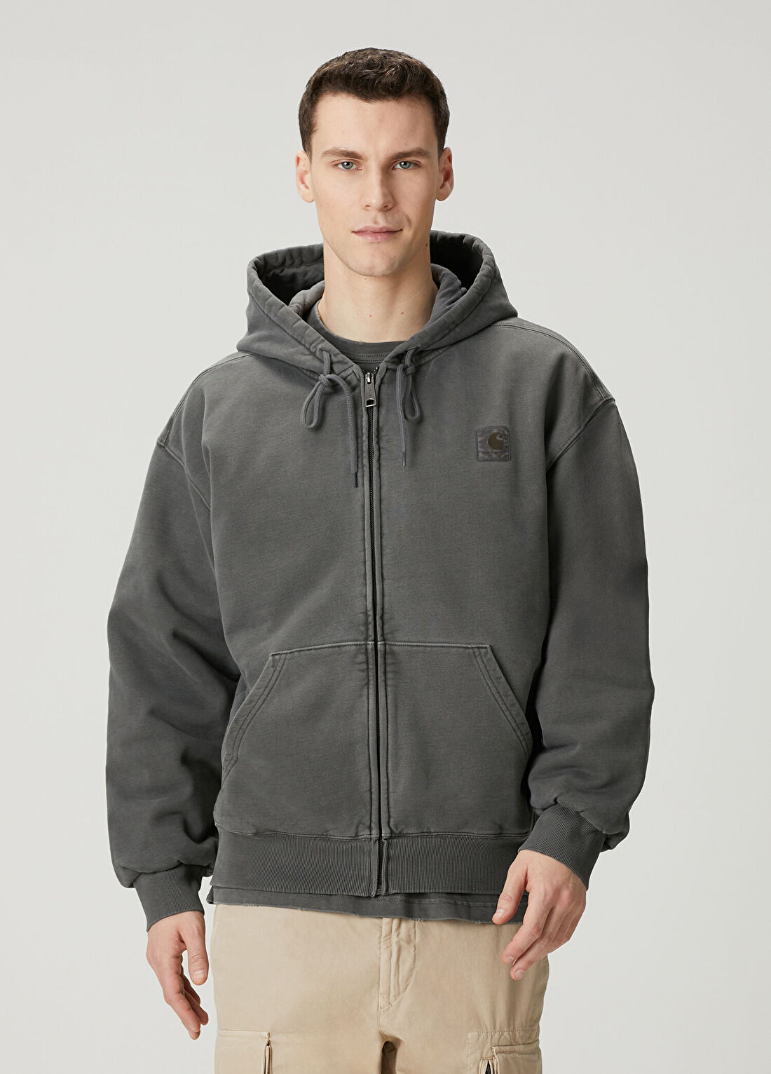 Carhartt WIP Vista Siyah Kapüşonlu Sweatshirt