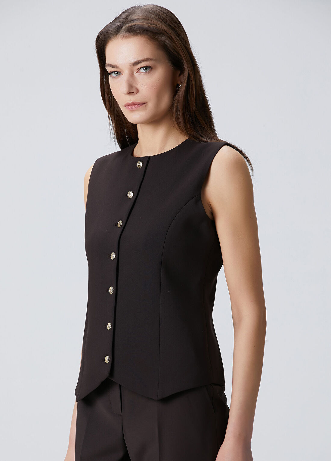 Beymen Collection Kahverengi Kuplu Yelek