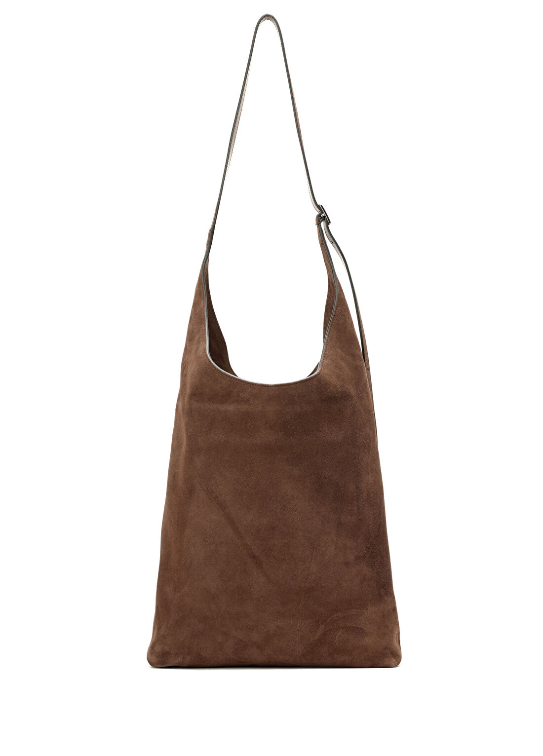 Courreges Melt Large Bronz Kadın Süet Çanta