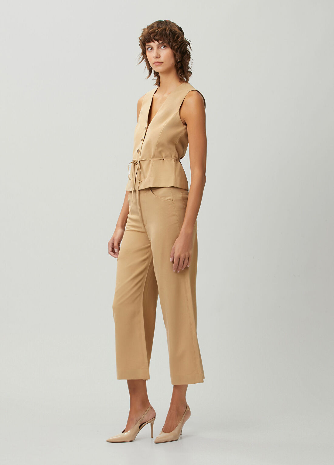 Rag&Bone Paulette Koyu Bej Yelek görsel 2