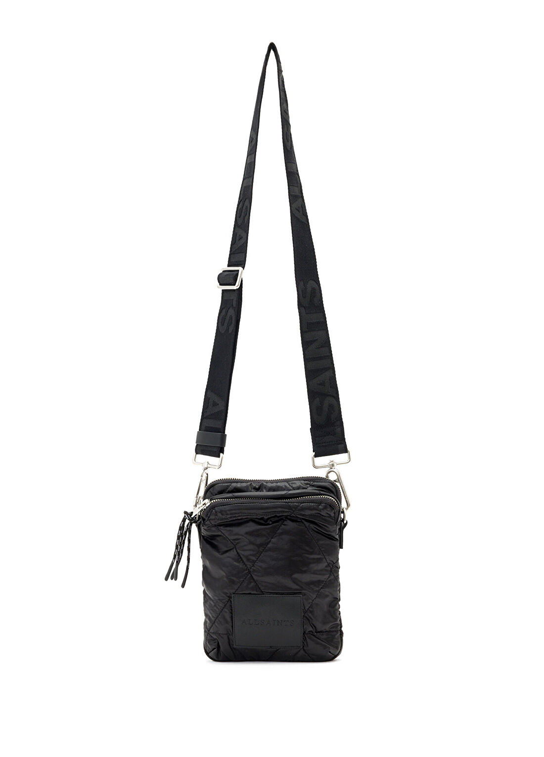 AllSaints Siyah Kapitoneli Erkek Çanta