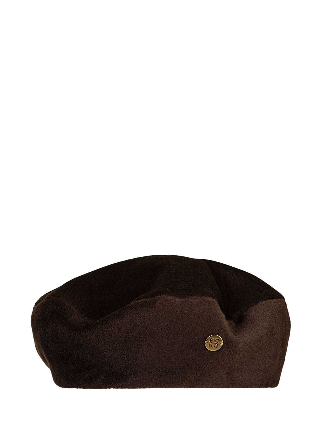 Sibi Hats Chantel Kahverengi Kaşmir Kadın Beret Şapka