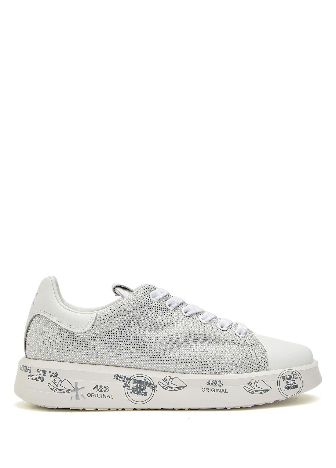 Premiata Belle Silver Kadın Deri Sneaker