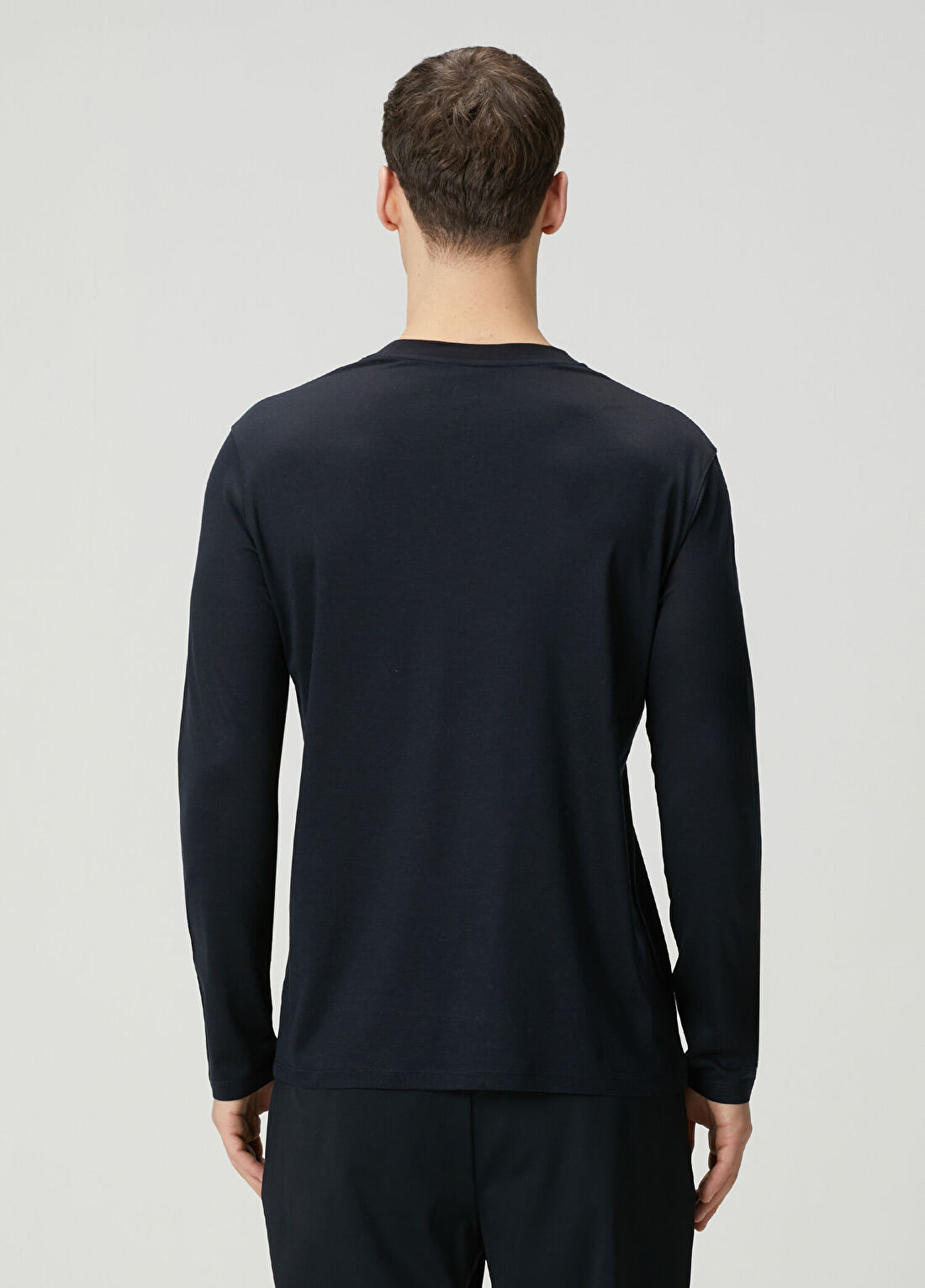 Emporio Armani Lacivert T-shirt görsel 4