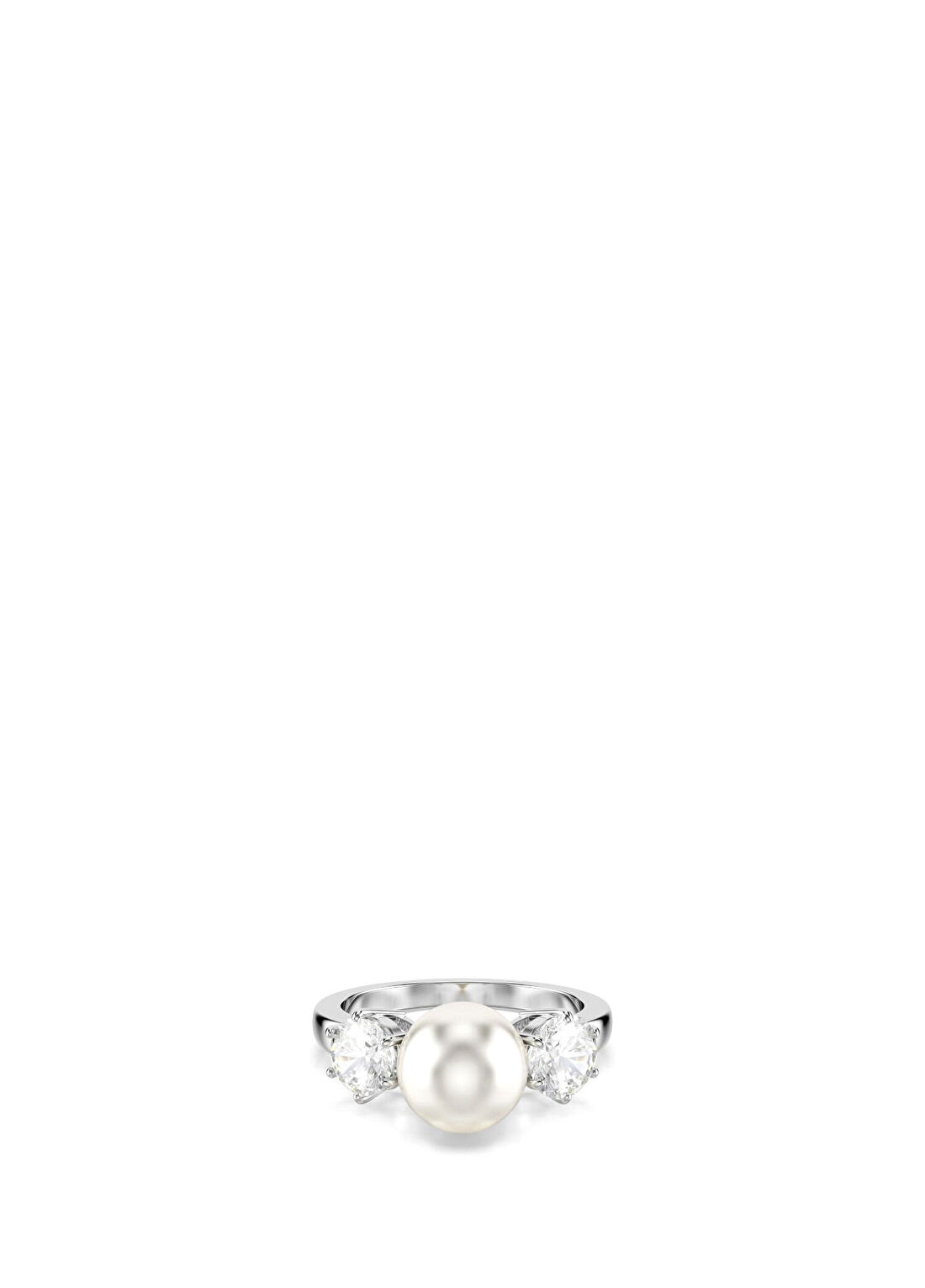Swarovski Matrix Ring Pearl White Rhs Kadın Yüzük