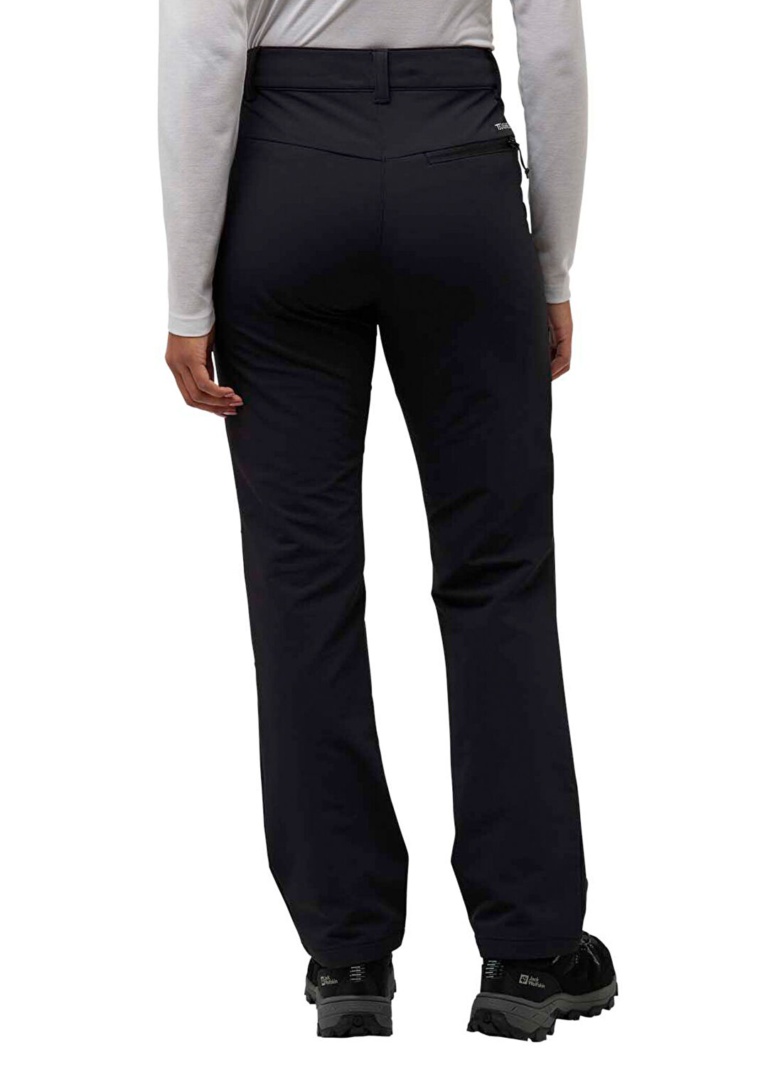Jack Wolfskin Activate Thermic Siyah Kadın Outdoor Pantolon görsel 4