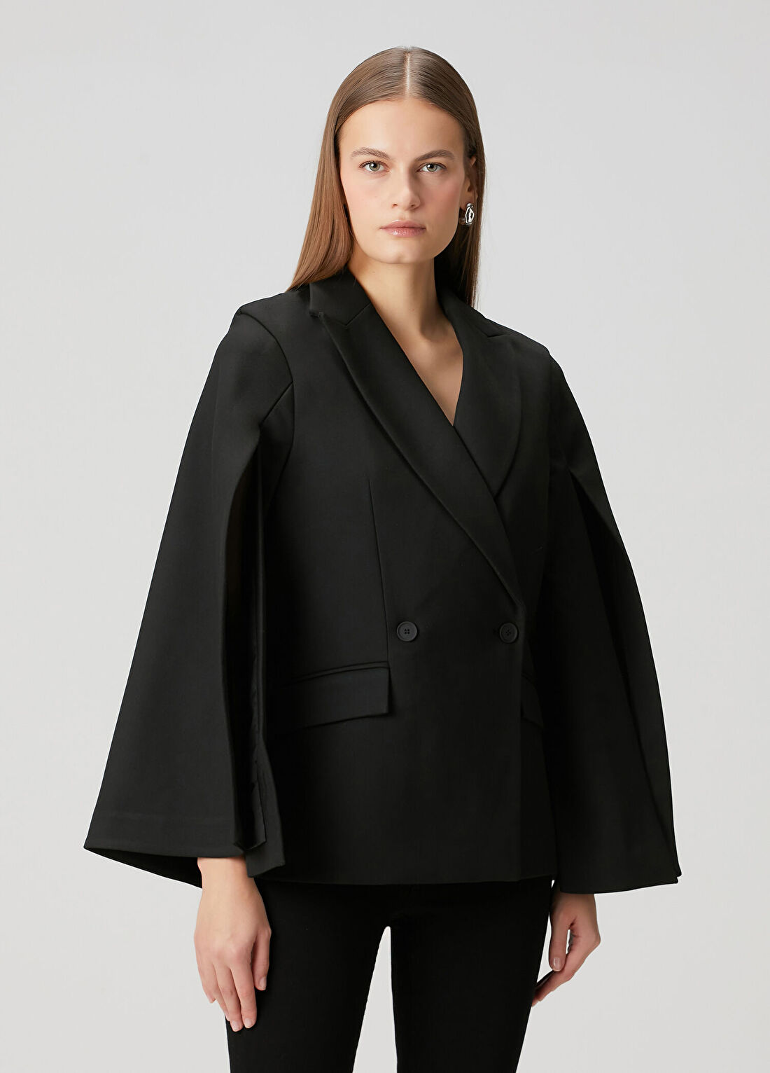 AllSaints Luna Siyah Blazer