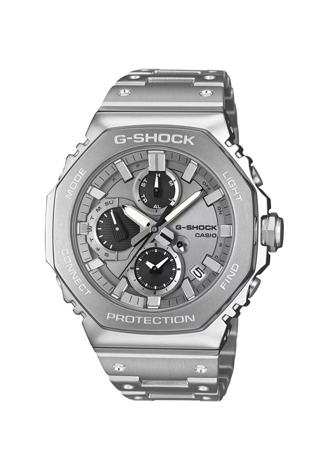 Casio GMC-B2100ADS-1ADR Gri Çelik Erkek Kol Saati