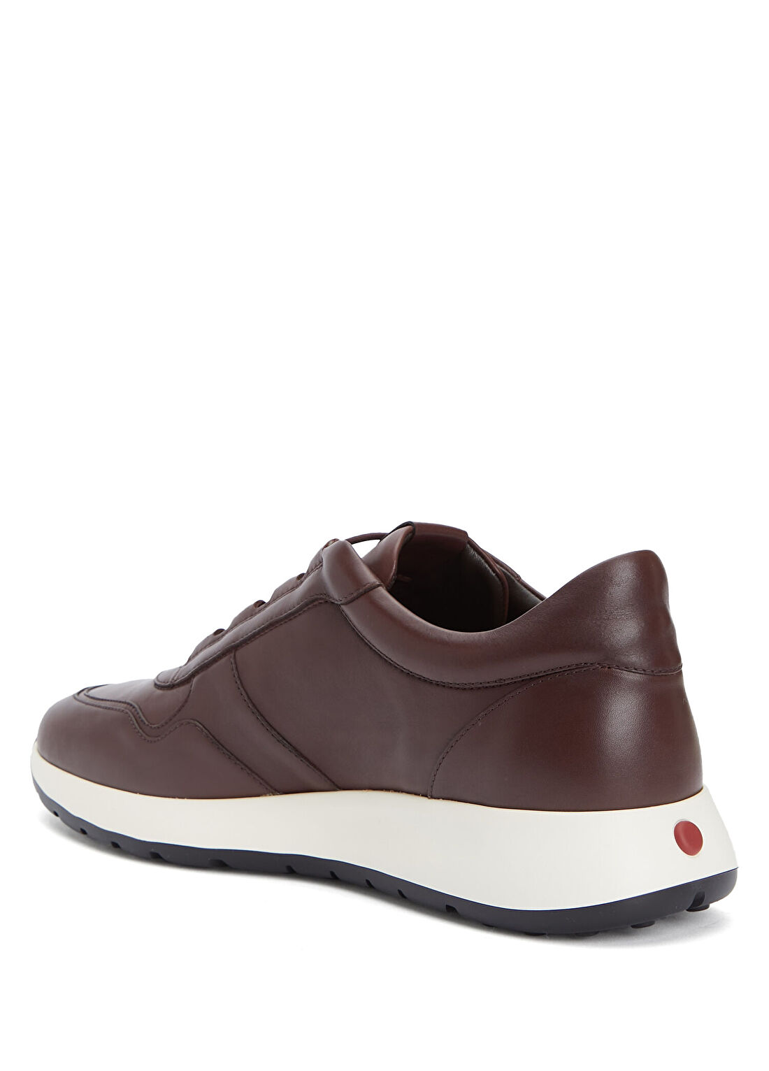 Tod's Red Dot Bordo Erkek Deri Sneaker görsel 3
