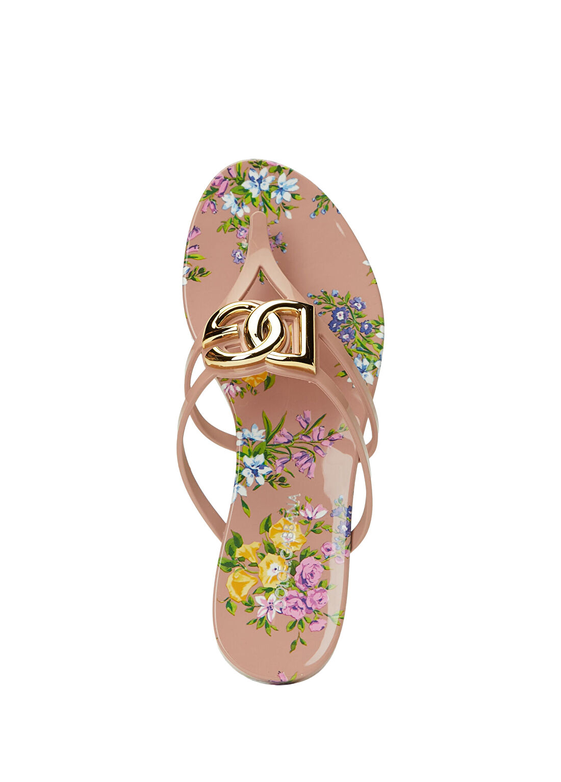Dolce&Gabbana Pembe Kadın Plaj Terliği görsel 4