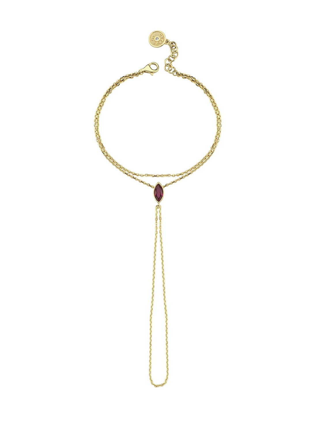Hamza Yılmaz Jewelry Red 14 Ayar Altın Kadın Şahmeran Bileklik