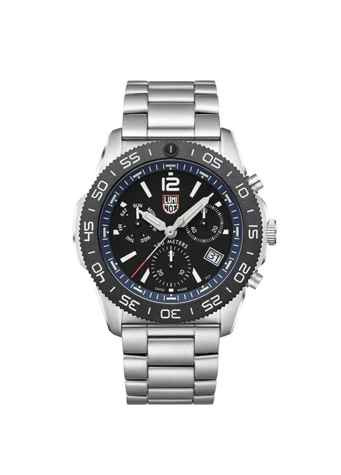 Luminox XS.3143.M Metalik Gri Çelik Erkek Kol Saati