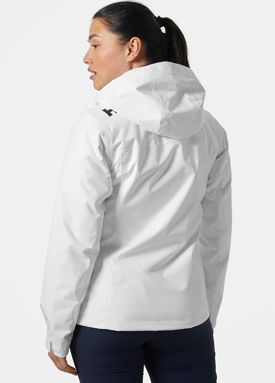 Helly Hansen W Crew Hooded Midl 2.0 Beyaz Polarlı Kadın Mont görsel 3
