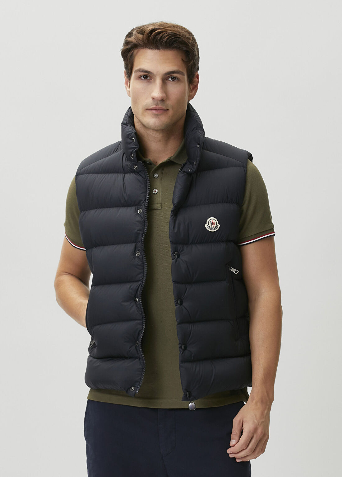 Moncler Lacivert Puff Yelek