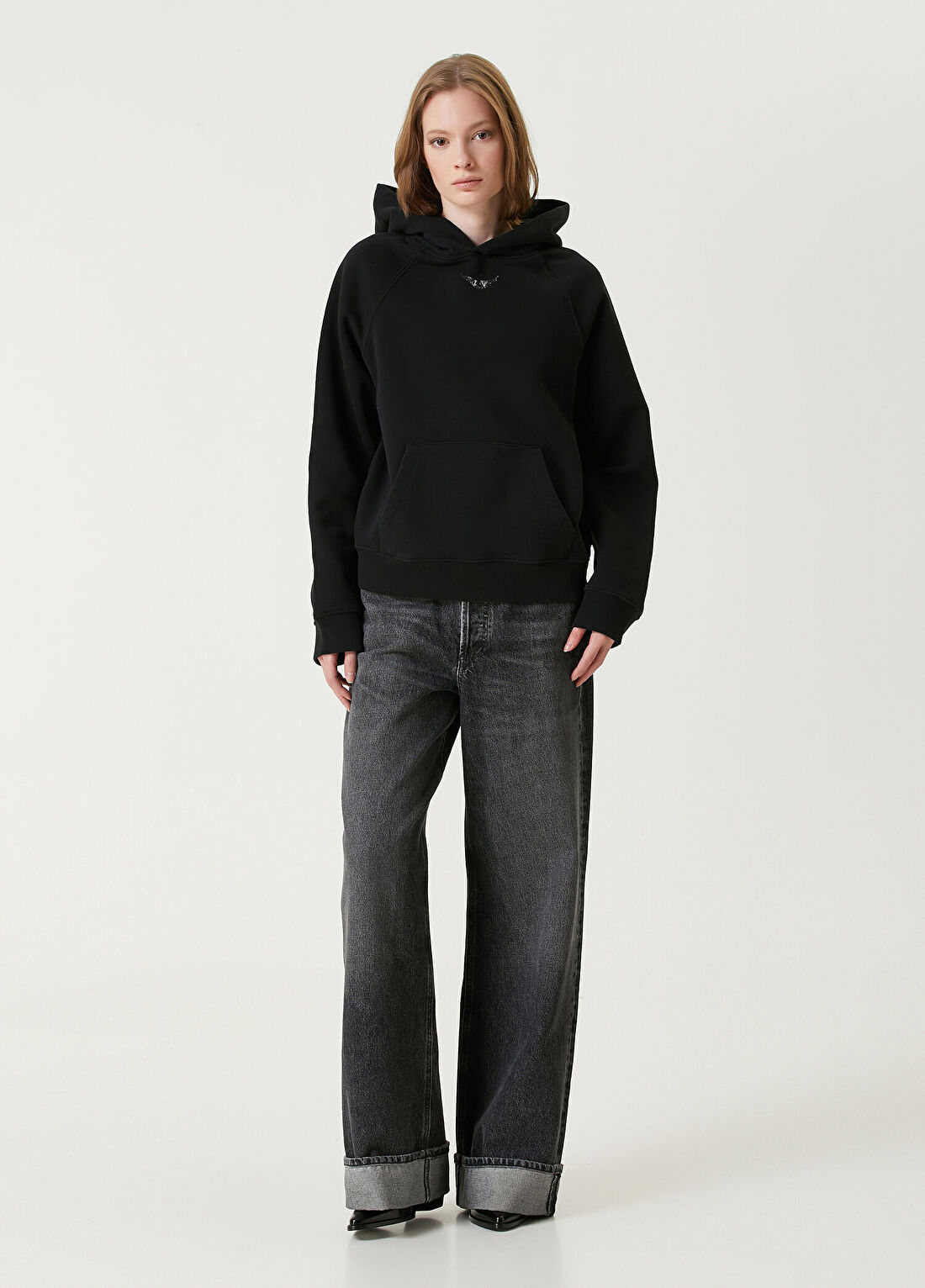 Zadig&Voltaire Siyah Kapüşonlu Sweatshirt görsel 2