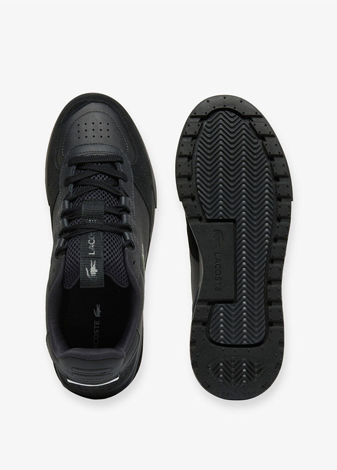 Lacoste Slam Break Siyah Deri Süet Erkek Sneaker görsel 4