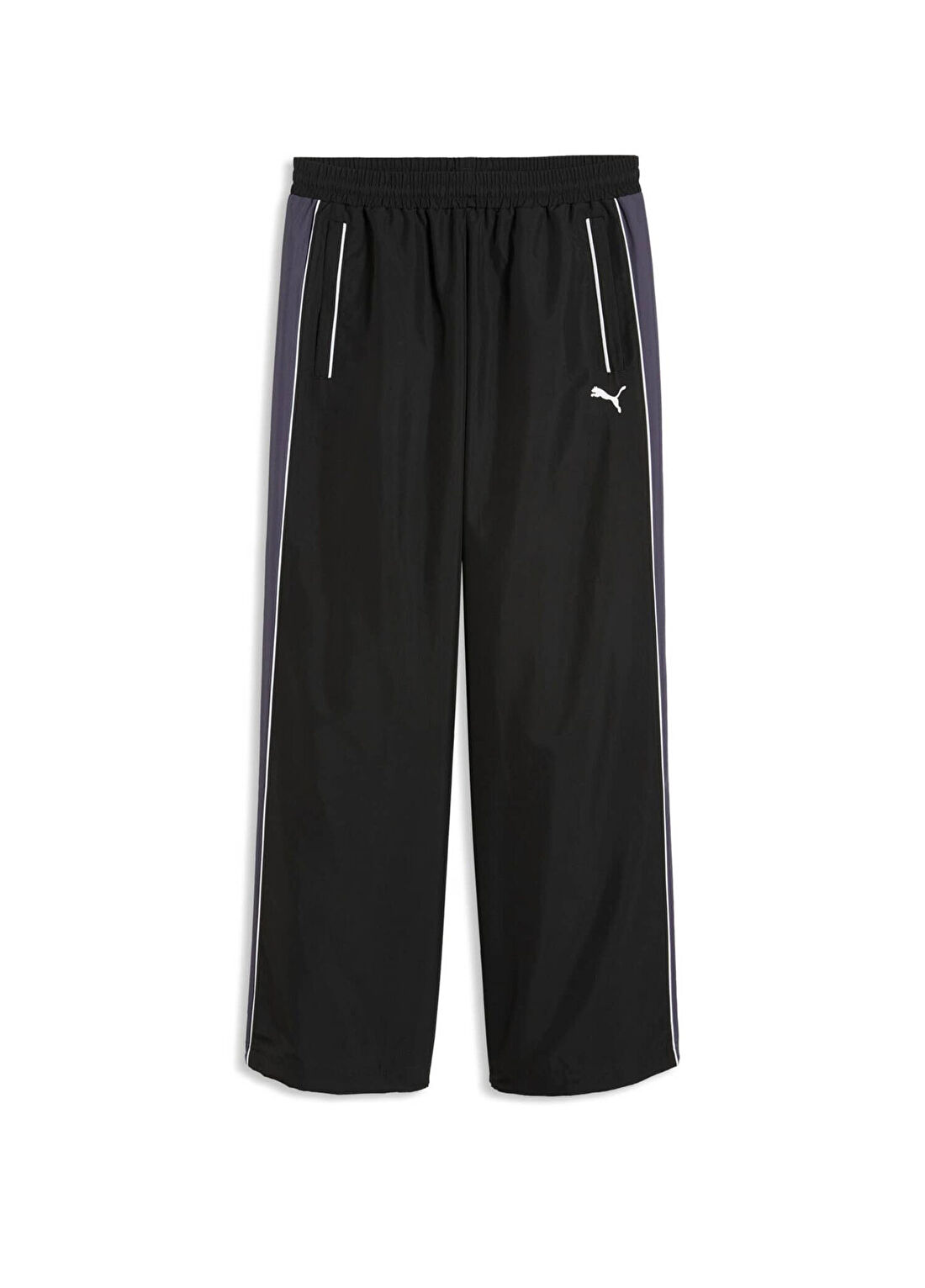 Puma T7 Siyah Geniş Kesim Erkek Eşofman Altı