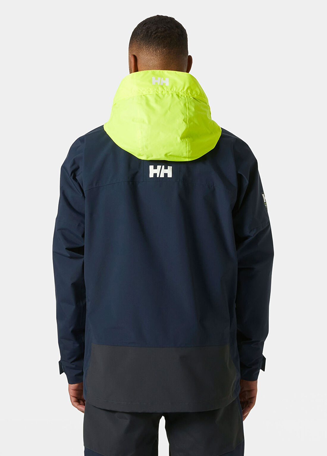 Helly Hansen Pier 4.0 Navy Kapüşonlu Erkek Yelken Montu görsel 4