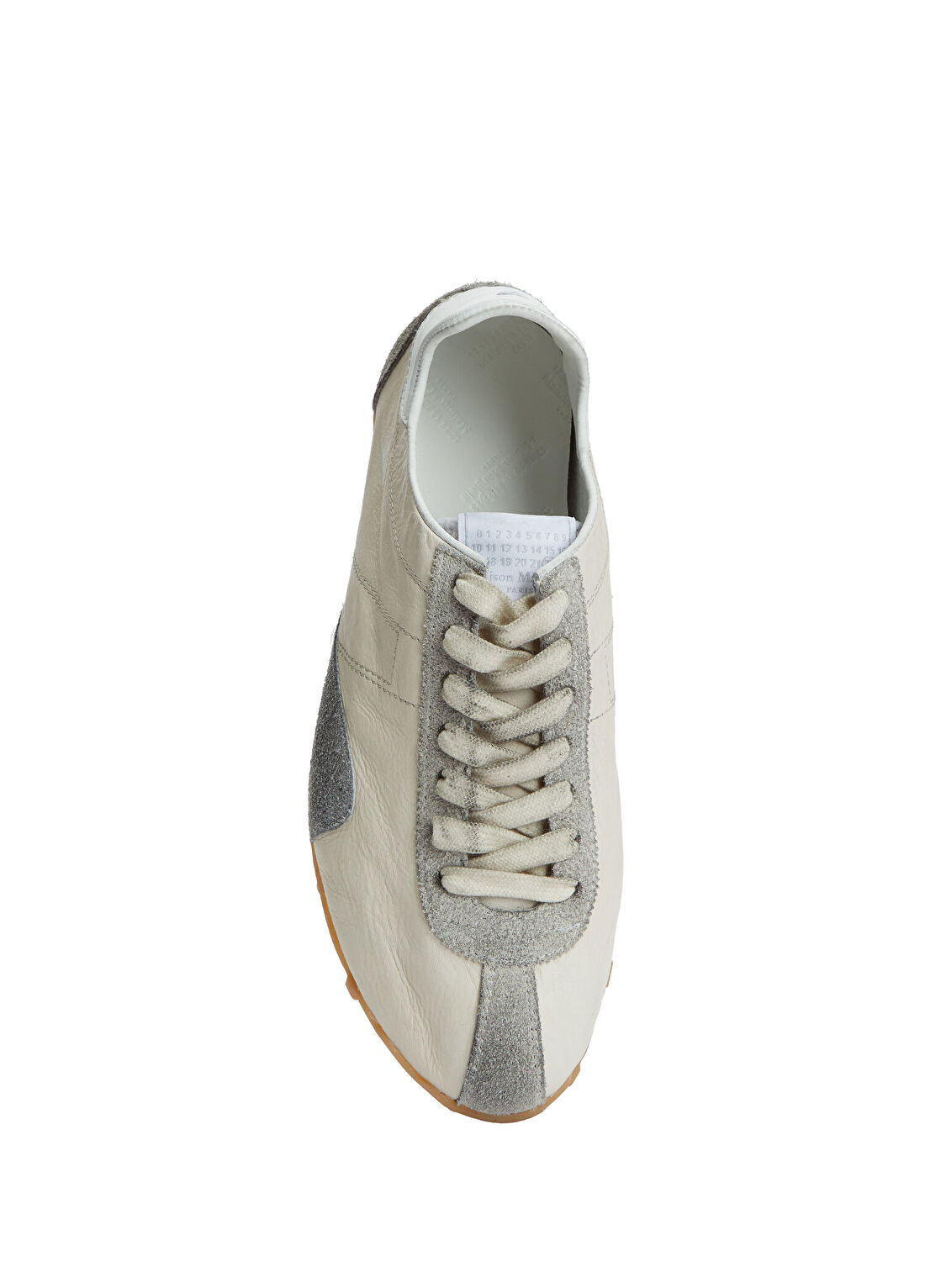 Maison Margiela Sprinters Ekru Kadın Deri Sneaker görsel 4