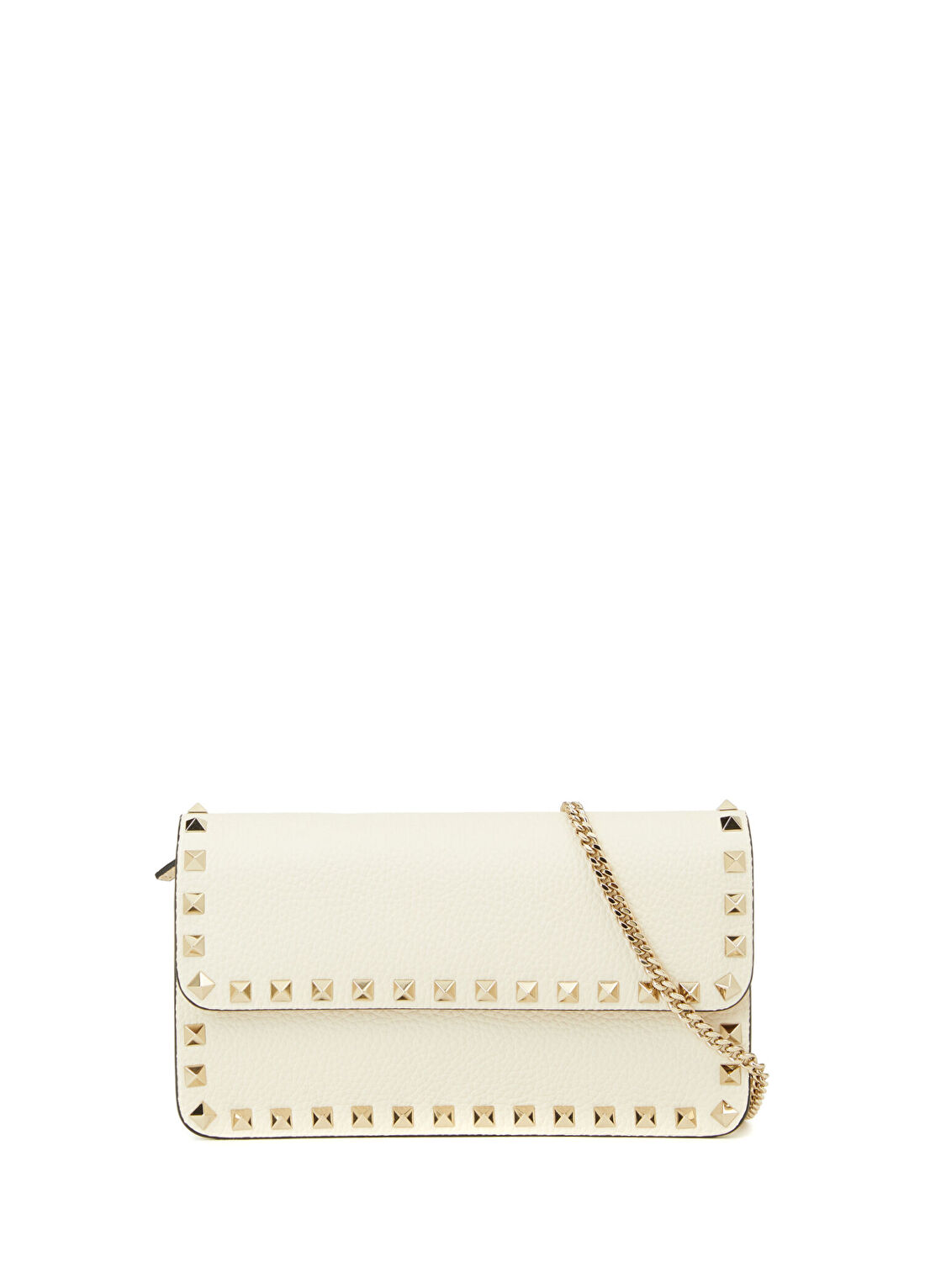 Valentino Garavani Rockstud Ekru Kadın Deri Çanta