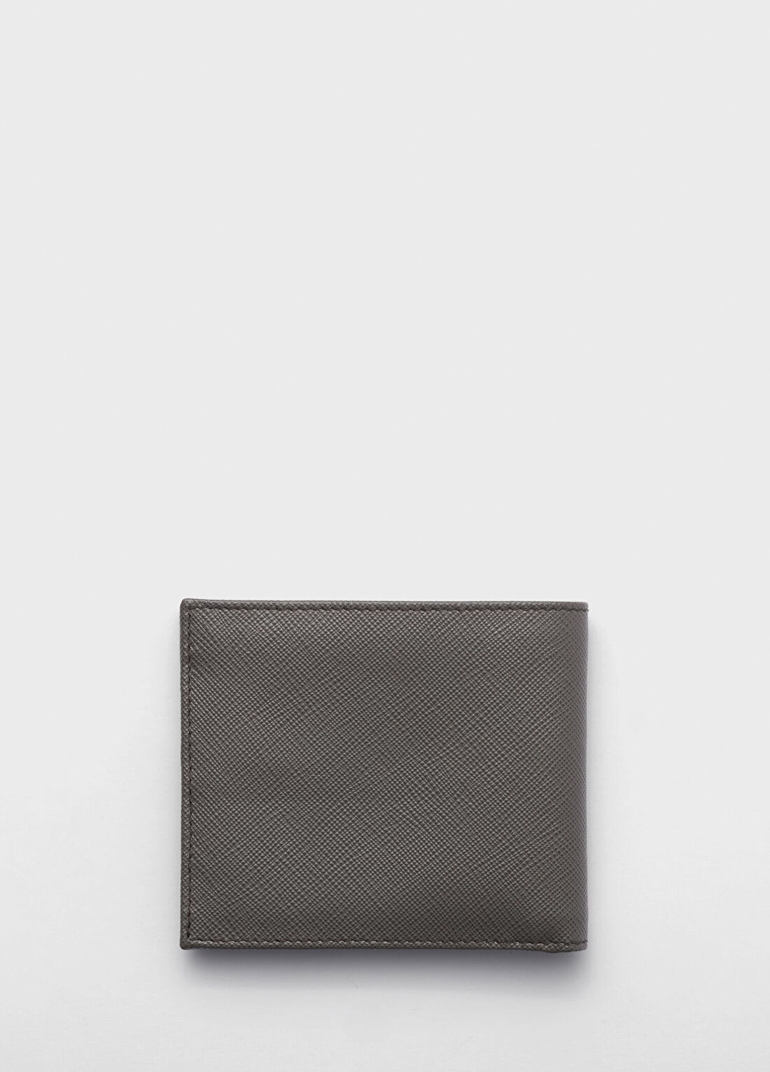 Prada Gri Saffiano Deri Erkek Cüzdan görsel 3