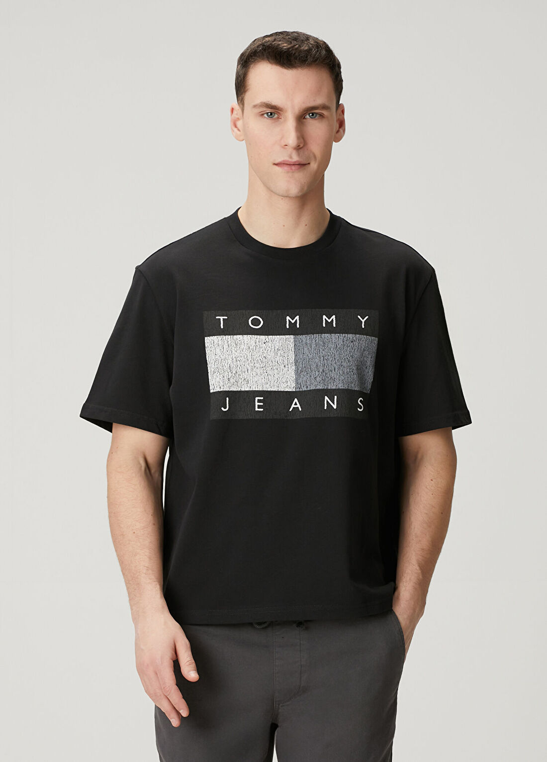 Tommy Jeans 90s Distressed Siyah T-shirt