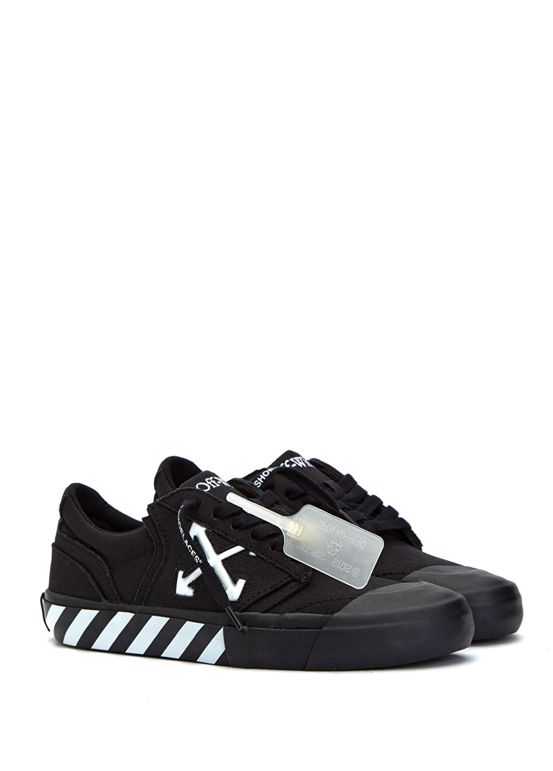 Off-White Vulc Siyah Kadın Kanvas Sneaker görsel 2