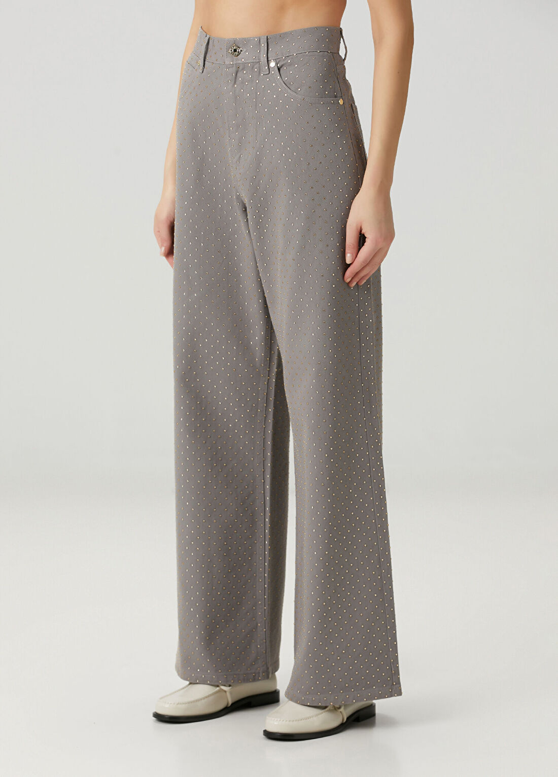Sandro Golden Gri Jean Pantolon görsel 2