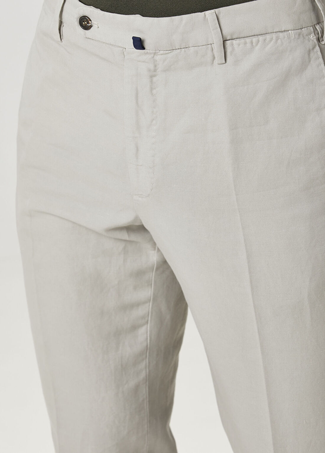 Slowear Gri Keten Pantolon görsel 4