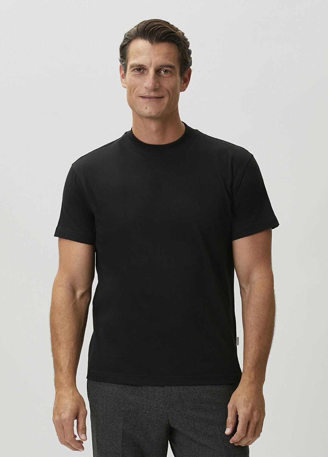 Lardini Siyah Basic T-shirt