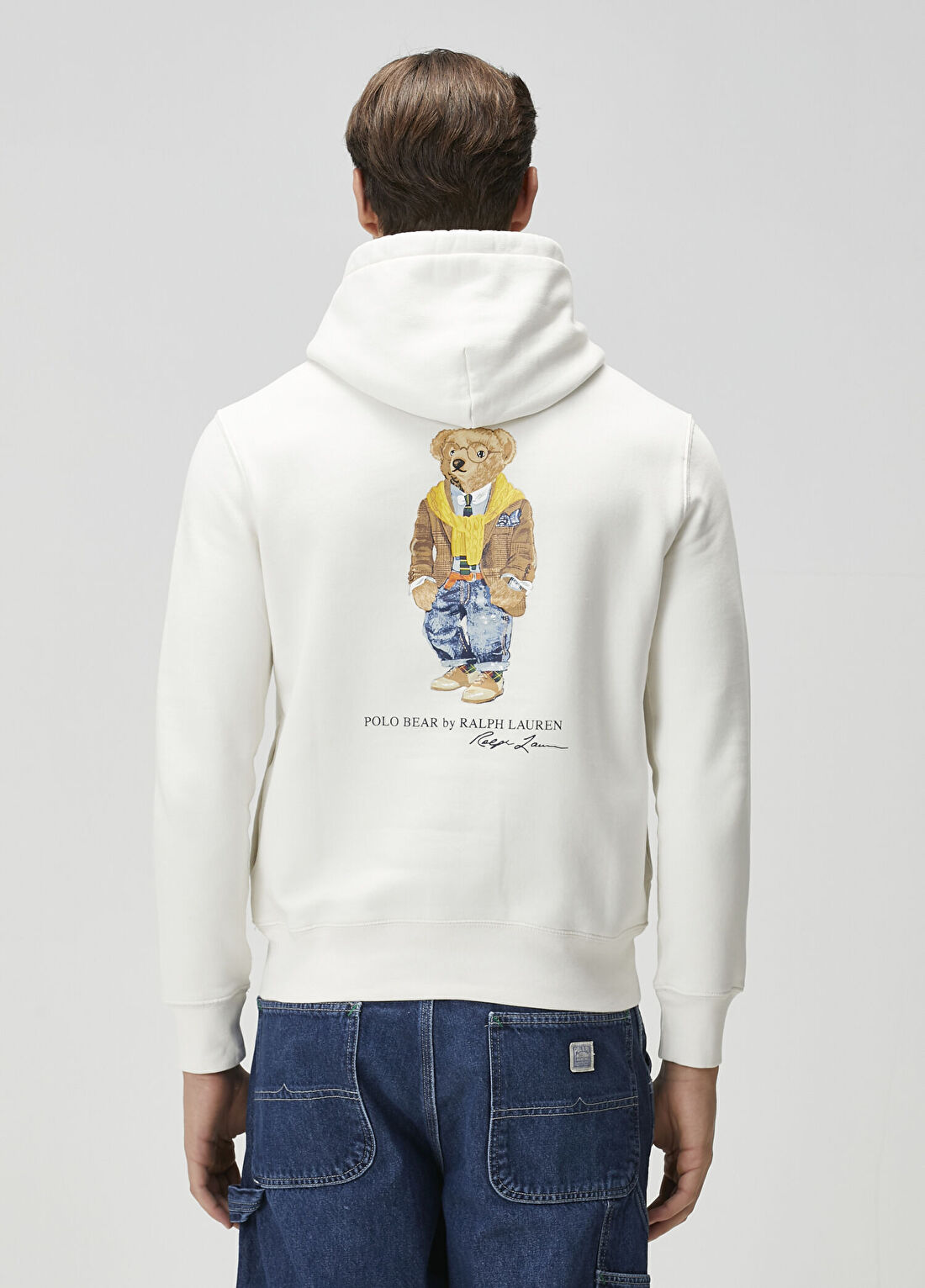 Polo Ralph Lauren Beyaz Kapüşonlu Sweatshirt görsel 4