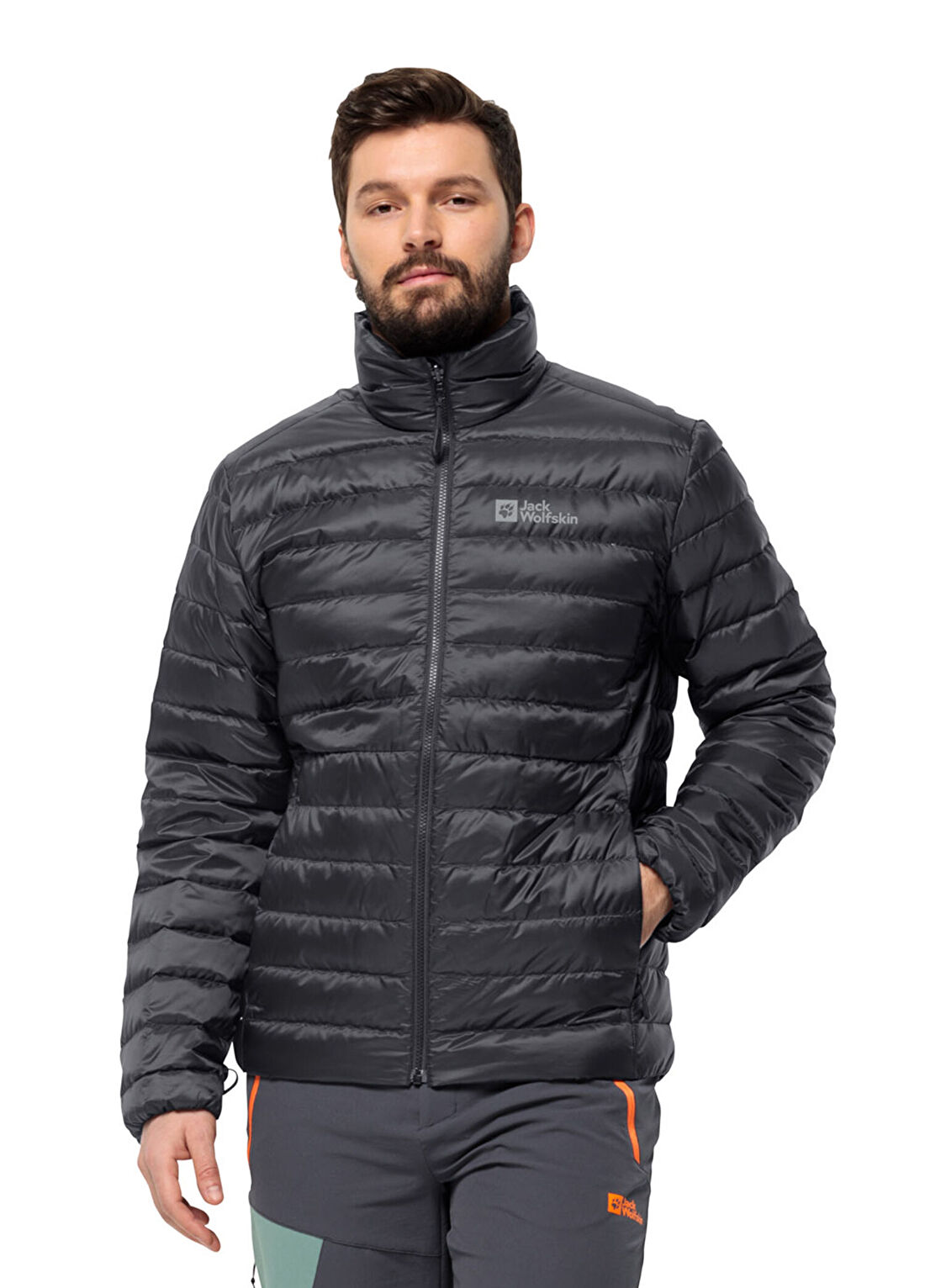 Jack Wolfskin Pilvi Down Siyah Erkek Outdoor Spor Mont