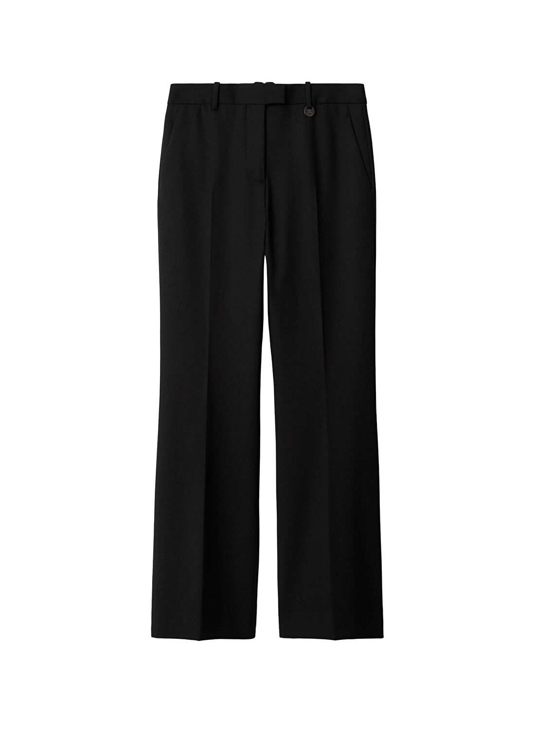 Burberry Wool Blend Tailored Siyah Kadın Pantolon