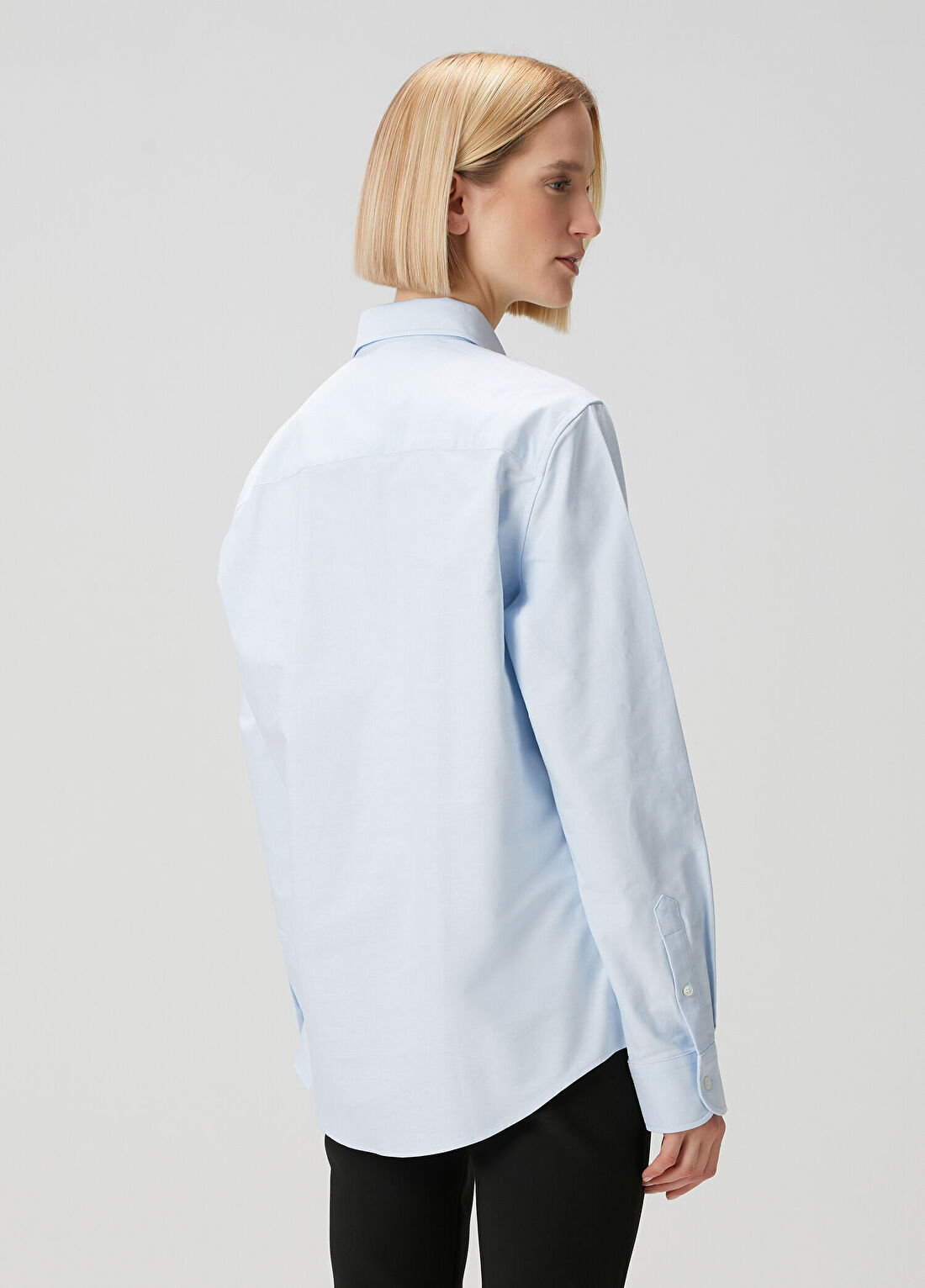 Ami Paris Classic Fit Mavi Gömlek görsel 4