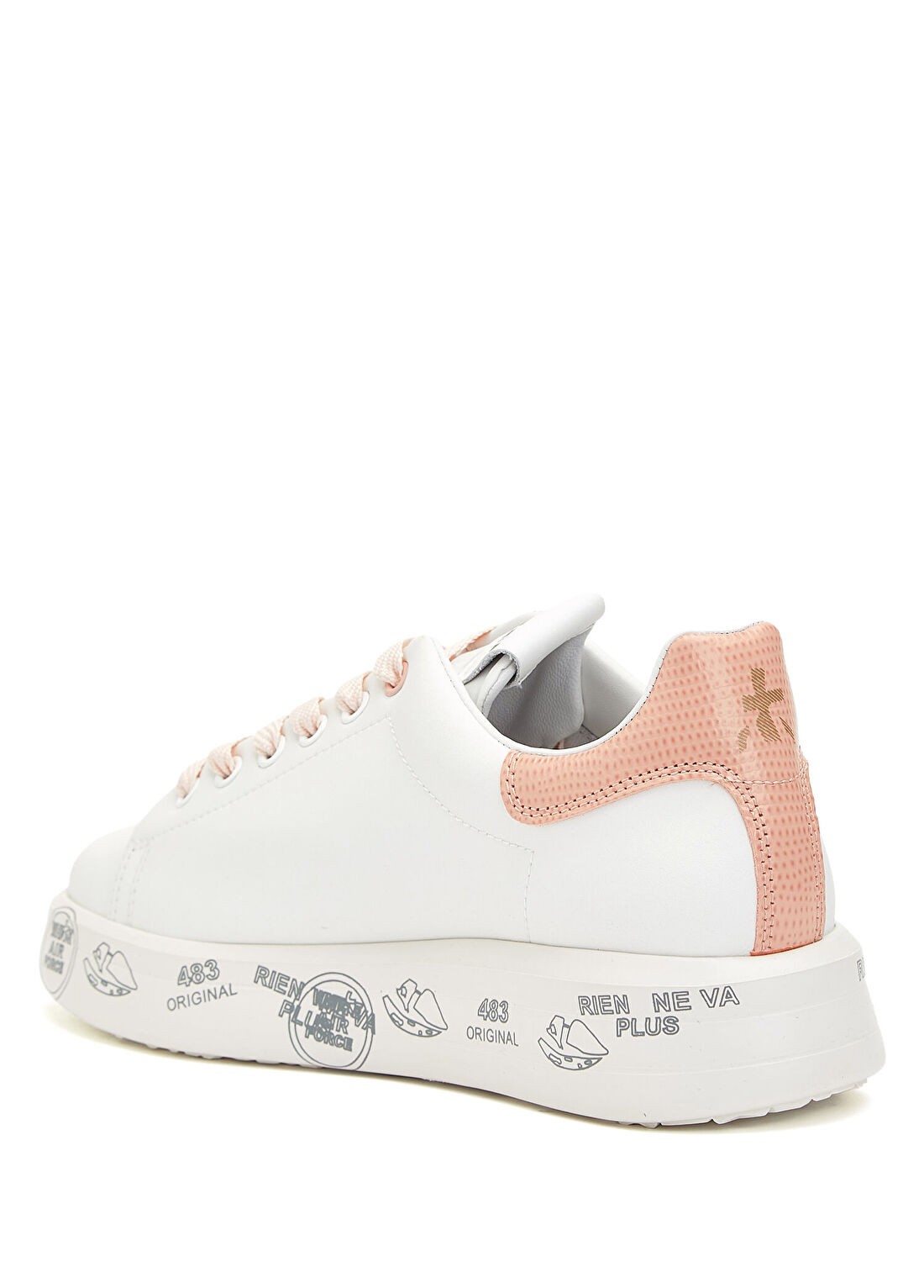 Premiata Belle Beyaz Kadın Deri Sneaker görsel 3