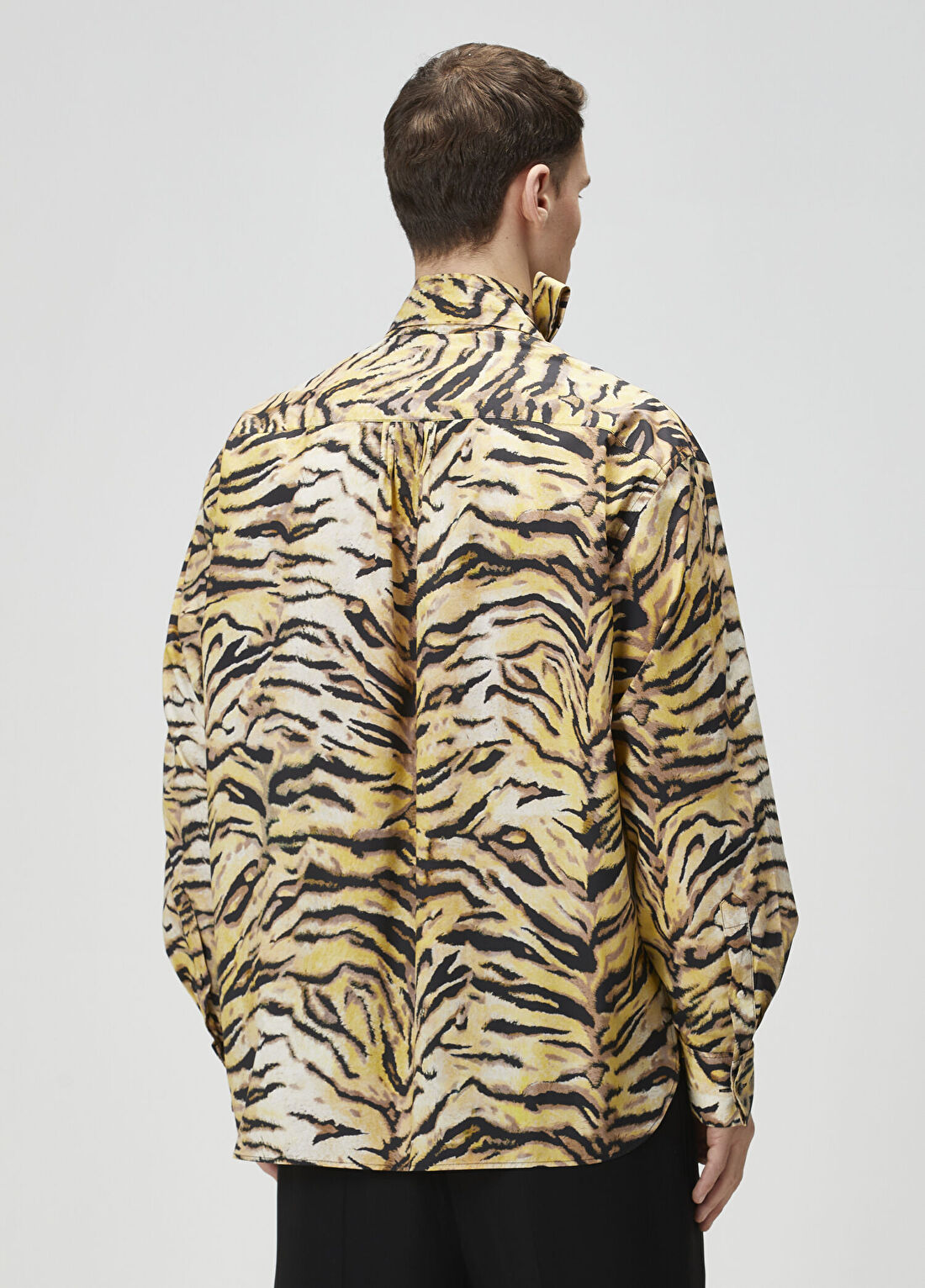 Kenzo Leopar Desenli Gömlek görsel 4
