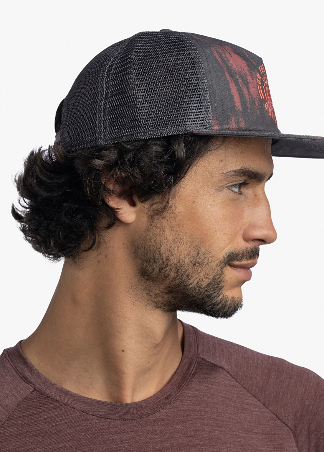 Buff Trucker Ikshi Terracotta Unisex Şapka görsel 3