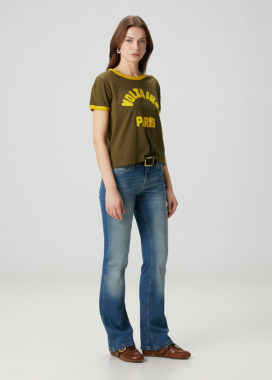 Zadig&Voltaire Eclipse Mavi Flared Jean Pantolon