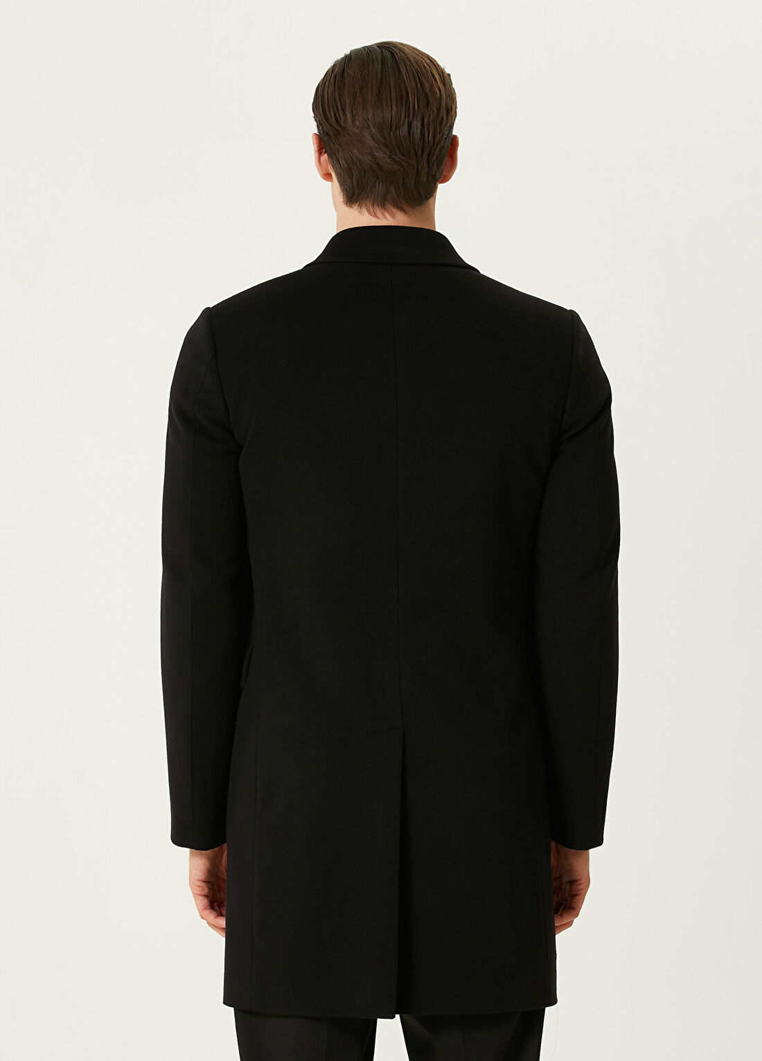 Paul Smith Siyah Yün Palto görsel 4