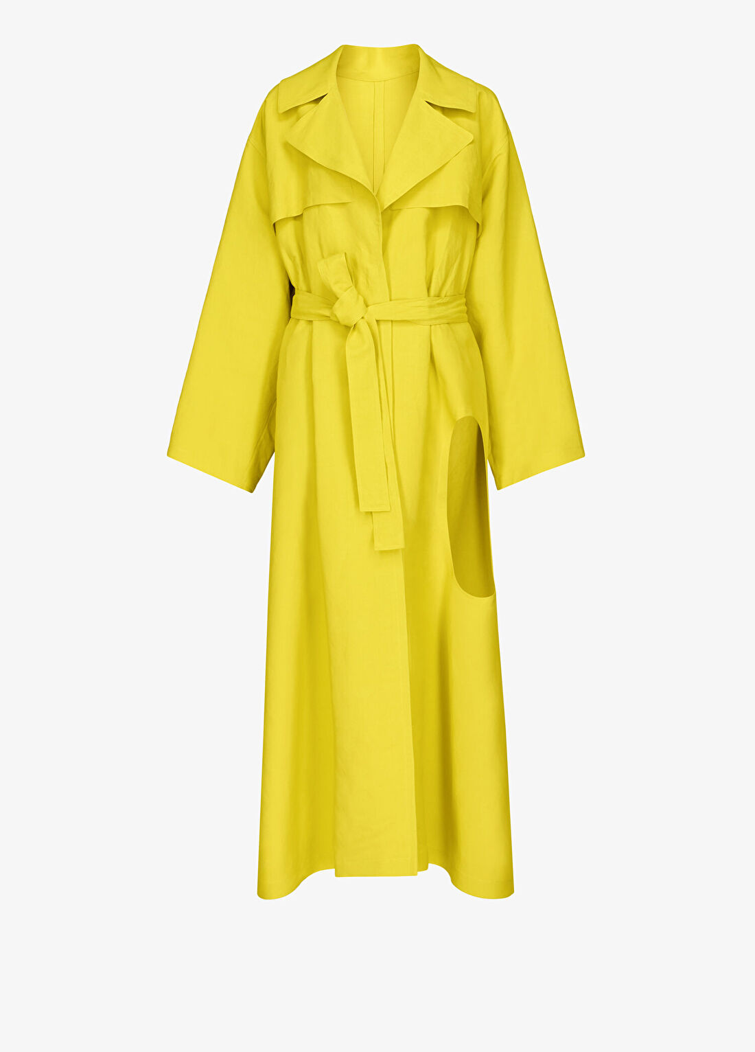 Alaïa Sarı Yağmurluk