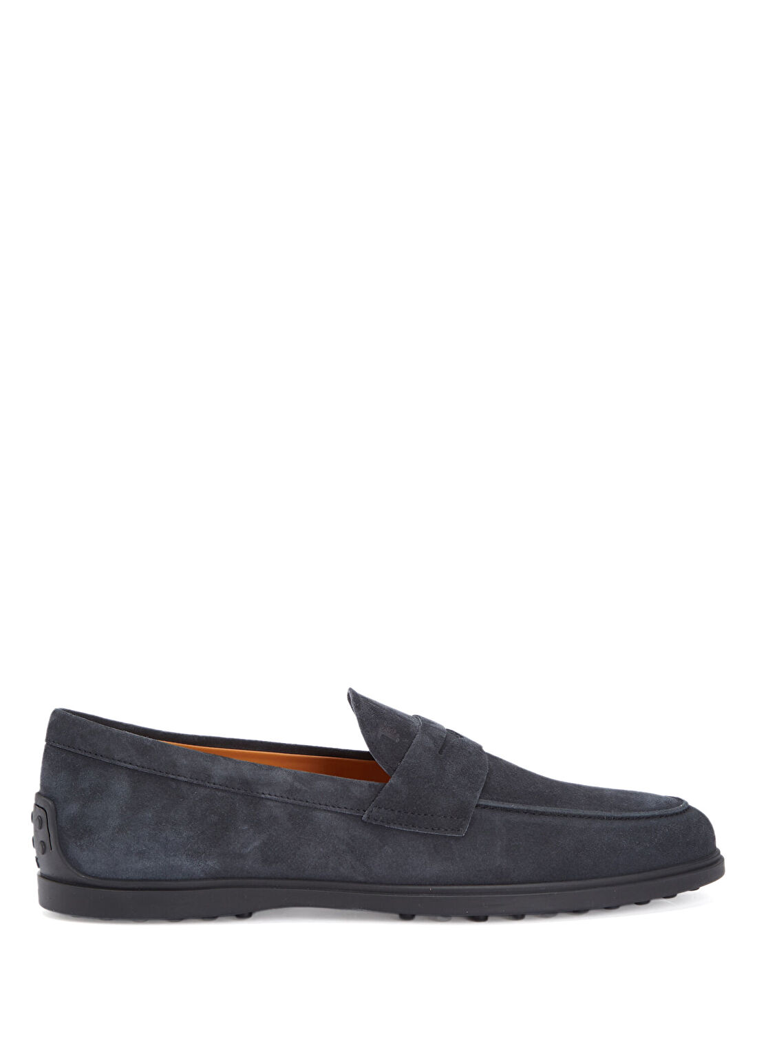 Tod's Koyu Mavi Erkek Nubuk Loafer