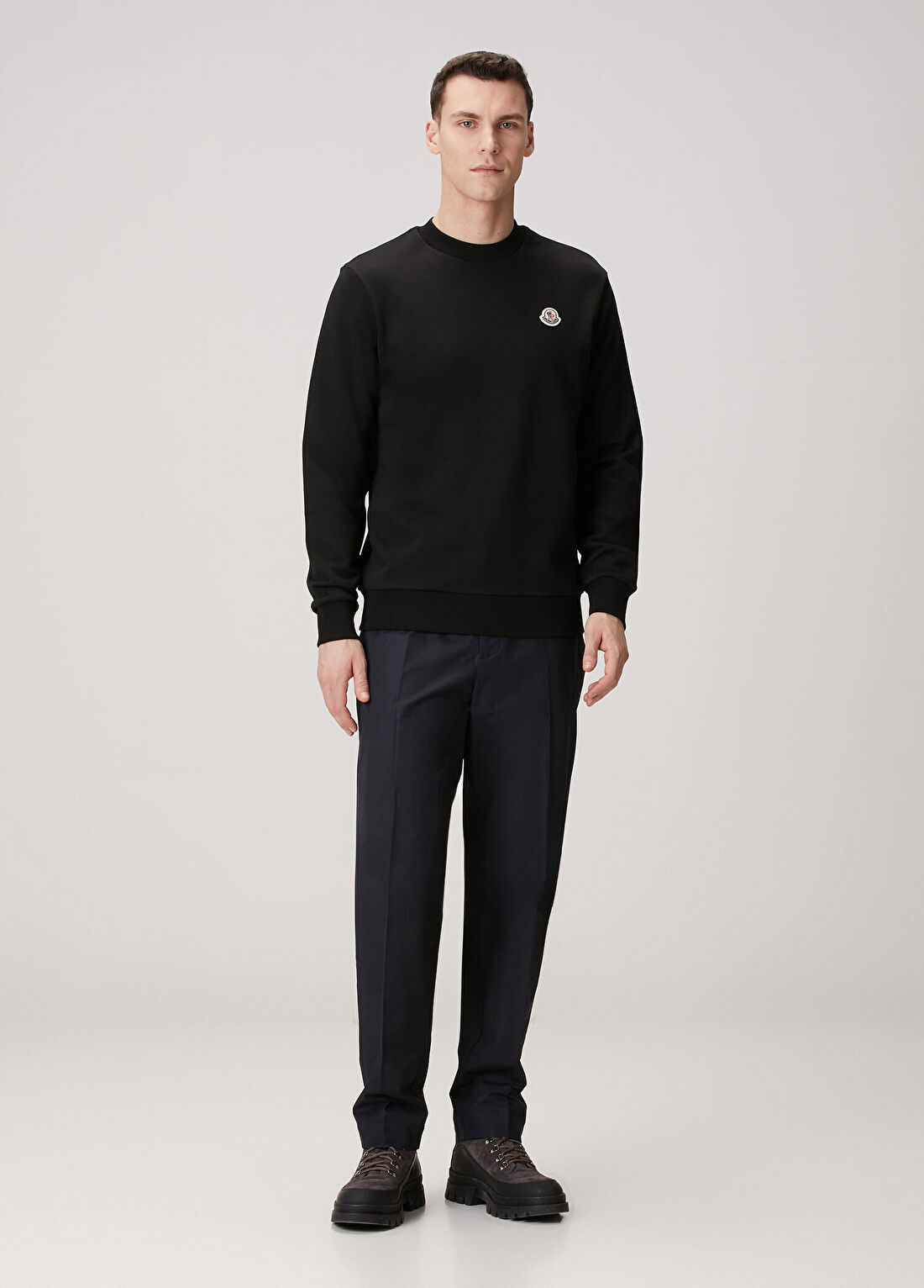 Moncler Siyah Logo Detaylı Sweatshirt görsel 2
