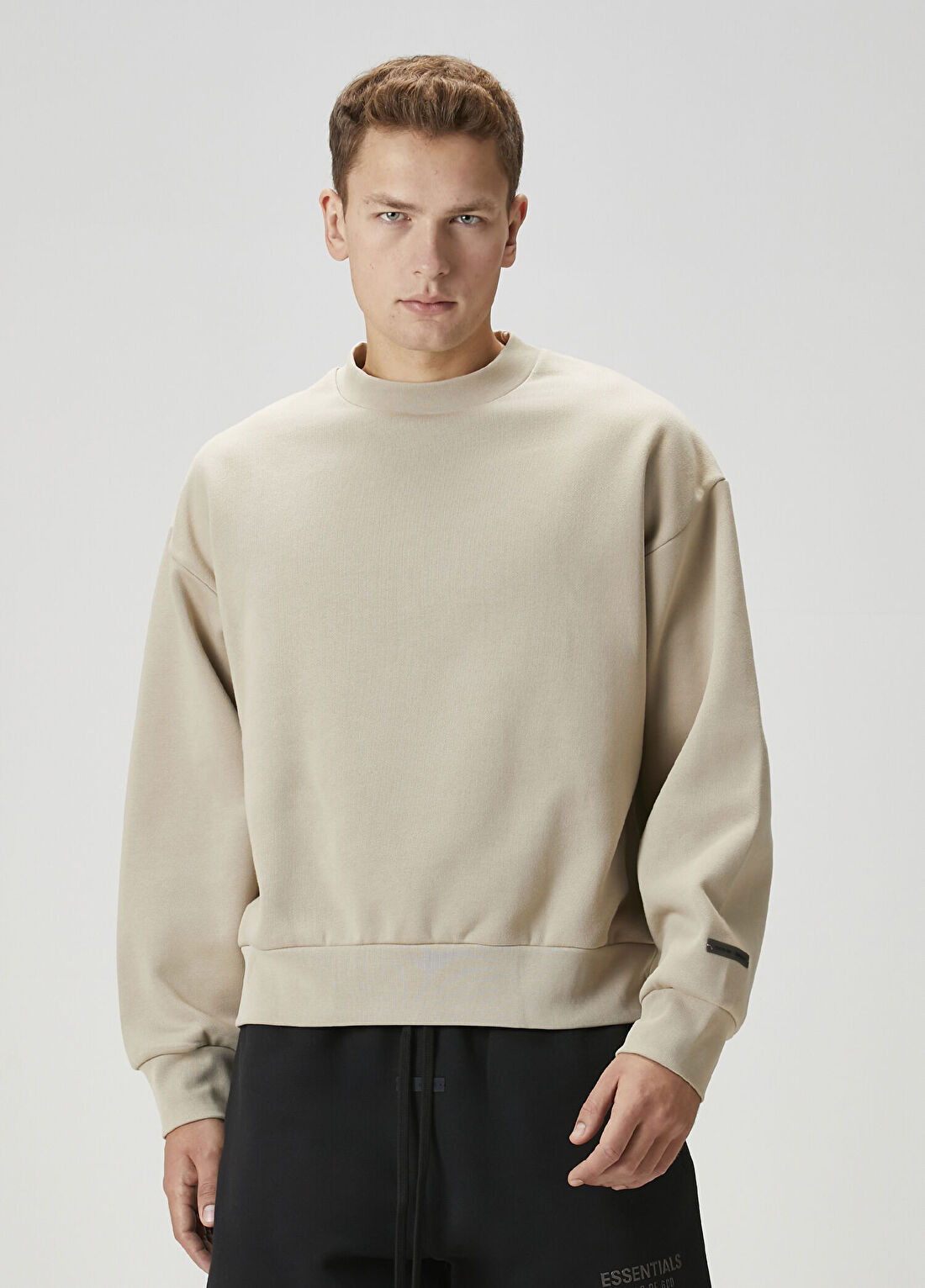 Fear Of God Essentials Classic Kahverengi Fleece Sweatshirt